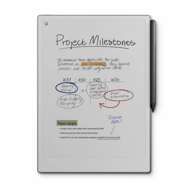 reMarkable Paper Pro – 11.8″ Paper Tablet with Marker Plus